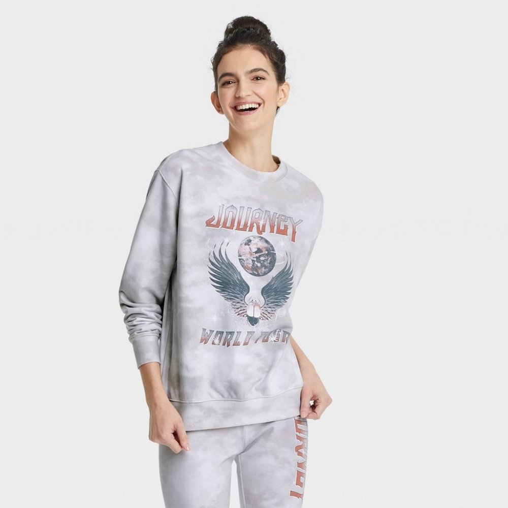 Women's Journey Graphic Sweatshirt - Tie-Dye